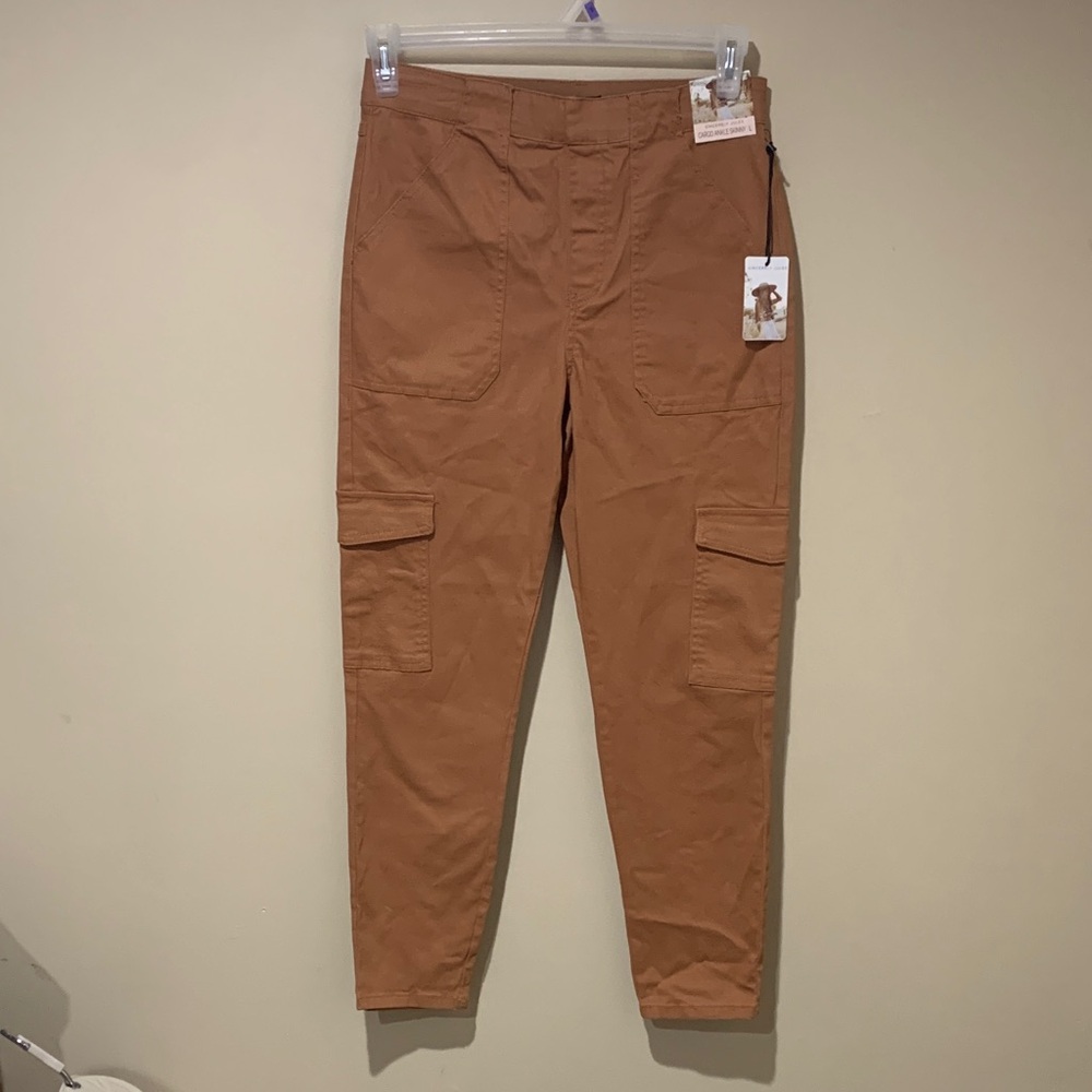 Cargo ankle skinny pants